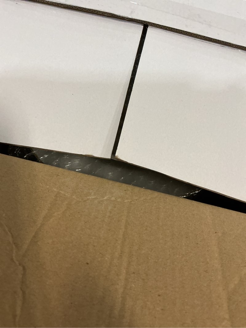 Condition photo showing New/Like New for 120pcs pearl white plastic plates, heavy duty disposable party plates with gold rim, 60 dinner & 60 dessert for parties and wedding peal white 120pcs