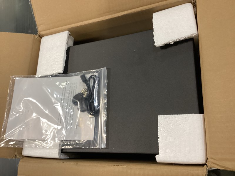 Condition photo showing Good Condition for 1.2 Cub Small Fireproof Safes for Home Use, Digital Home Safe Fireproof Waterproof with Programmable Keypad, Spare Keys and Removable Shelf, Fire Safe Box for Money Medicines Valuables