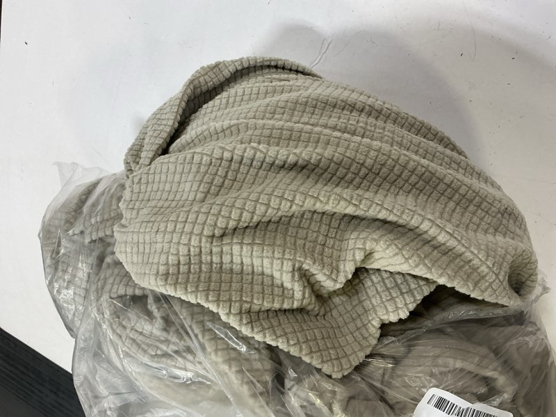 Condition photo showing Good Condition for turquoize stretch sofa slipcover 2 pieces sofa cover couch cover for 3 cushion couch washable furniture protector covers with elastic bottom feature thick jacquard fabric (sofa, island fossi) sofa island fossi