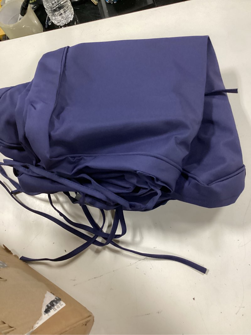 Condition photo showing Good Condition for iaseahk chair cushions for dining chairs, seat cushions for kitchen chairs, indoor seat cushions with ties, tufted foam chair pads, non slip chair cushions set of 4, 15.5" x 15.5" x 4", navy blue navy blue pack of 4