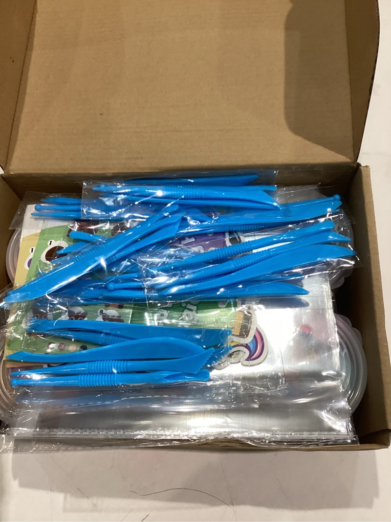 Condition photo showing Good Condition for Valentines Day Gifts Toys for Kids 12pcs Animal Air Dry Clay DIY Kit with Cards for Boys Girls Easter Party Favors Classroom School Prize Rewards Birstday Gifts Exchange