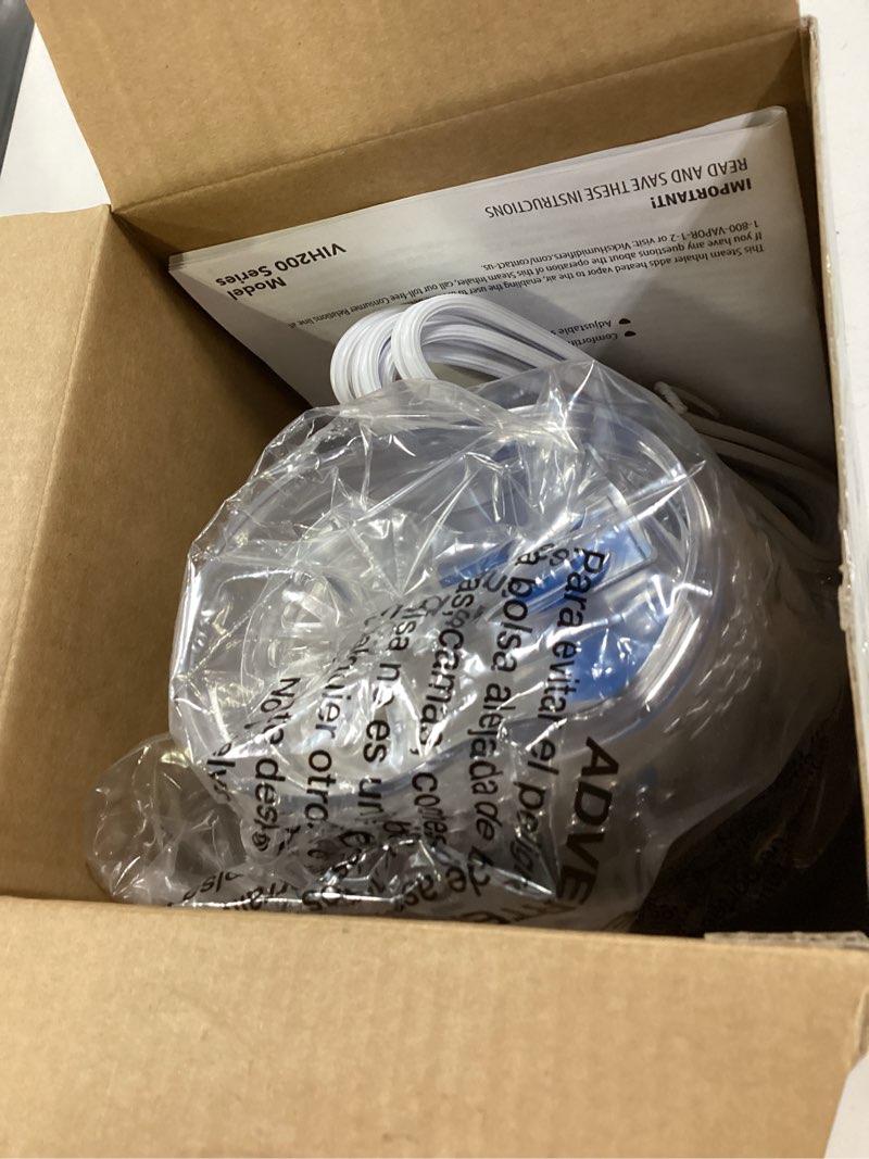 Condition photo showing New/Like New for Vicks Sinus Inhaler - Non-Medicated Steam Relief for Allergies, Congestion, Cough & Colds, Vocal Steamer, Soothes Nasal & Throat Passages, Works with VapoPads (1 Included) 1 Count (Pack of 1) Inhaler