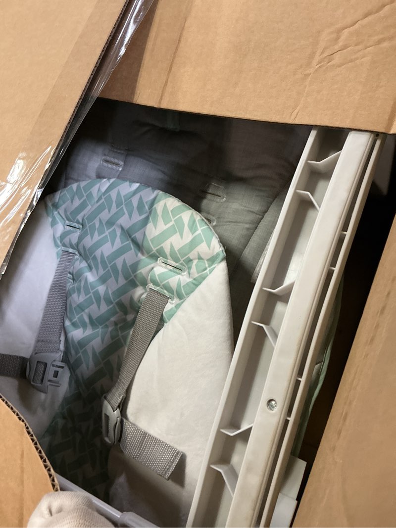 Condition photo showing As Is for Ingenuity Keep Cozy 3-in-1 Grow with Me Vibrating Baby Bouncer, Seat & Infant to Toddler Rocker, Vibrations & -Toy Bar, 0-30 Months Up to 40 lbs (Weaver)