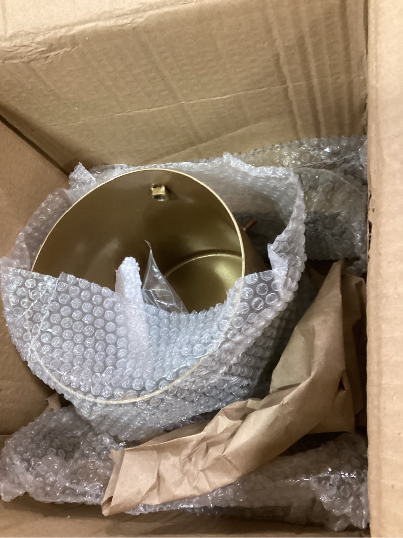 Condition photo showing Good Condition for 10FT Christmas Tree Stand for Real & Artificial Trees, 24" Base Holds up to 10 ft Live Trees & 3D Tree Topper with Timer, 20 Clear Lights & 8 Light Modes (Gold)