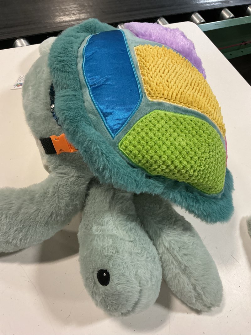Condition photo showing Good Condition for meavia weighted sensory lap pad sea turtle plush, stuffed turtle toy with detachable lap pillow, feelix collection