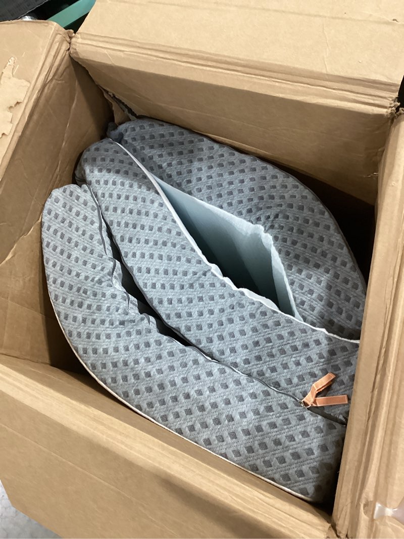 Condition photo showing As Is for Sweetnight Tri Folding Mattress - 4-inch Single Size Foldable Mattress with a Collapsible and Washable Cover | Medium-Firm with Non-Slip Design | Suitable for RV Travel, Camping, Guest Single 4 Inch White