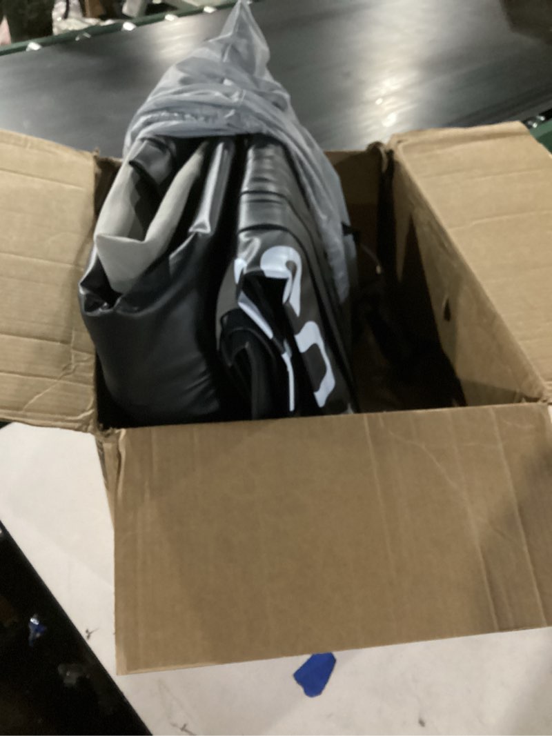 Condition photo showing Good Condition for Air Mattress Queen with Built-in Pump,18'' Inflatable Mattress of Vertical Beams,Self Inflatable/Deflation Blow Up Mattress in 3 Mins,Colchones Inflables with Carry Bag for Home&Guests Blue Queen 18 inch