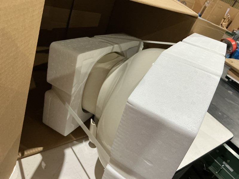 Condition photo showing Good Condition for thetford aqua-magic style ii rv toilet, low, bone, 42063,12.1"x20"x15"