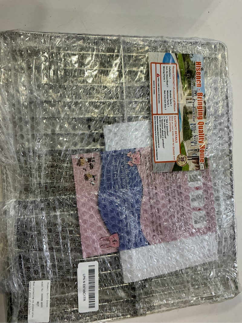 Condition photo showing New/Like New for hisencn stainless steels cooking grate for masterbuilt electric smoker 30 inch, 4 pack 14.6" x 12.2" grill grate for masterbuilt mb20071117 smoker grates replacement parts stainless steels for masterbuilt smoker 30 inch, 4 pcs