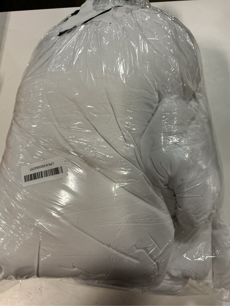 Condition photo showing Good Condition for cozylux twin comforter set, 2 pieces down alternative bedding, white | 270 gsm twin xl college dorm comforter with 4 corner ties use as a duvet insert, oeko-tex certified, 1 pillowcase, 68 x 88 in white twin/twin xl