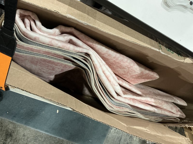 Condition photo showing Good Condition for item similar )))))livebox pink rug for bedroom girls, boho washable rugs for living room nursery, non-slip indoor soft carpet low-pile farmhouse carpets for dining room kids playroom, pink
