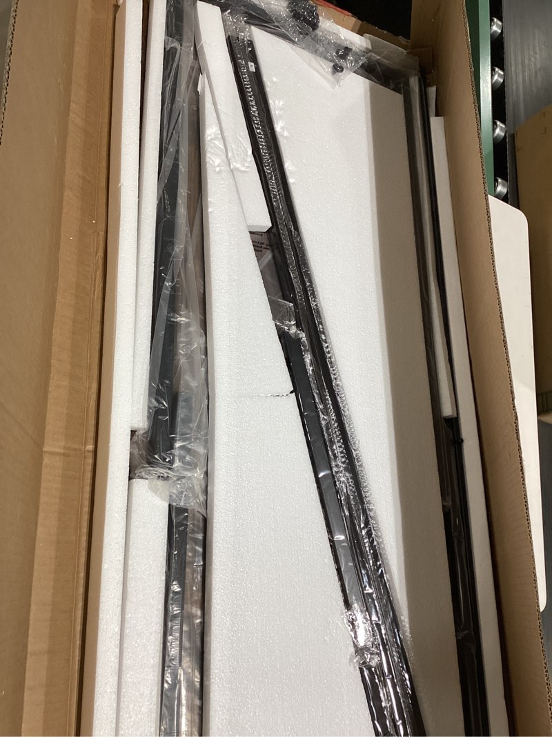 Condition photo showing Good Condition for dumos 55 inch office computer desk modern simple style writing study work table for home bedroom - wood brown 55 inch-1 pack wood brown