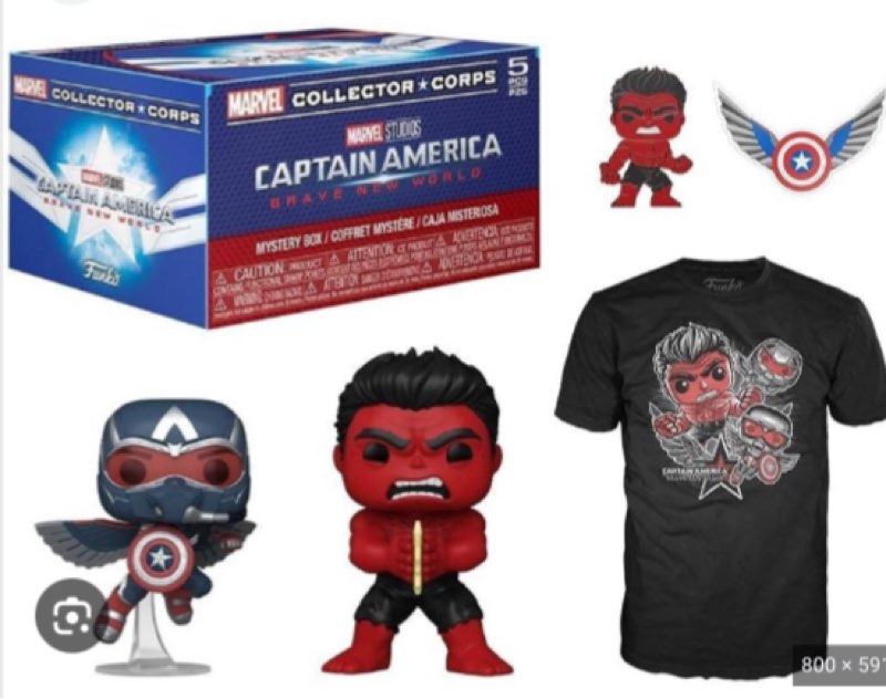 Funko Marvel Collector Corp Subscription Box: Captain America: Brave New World - L