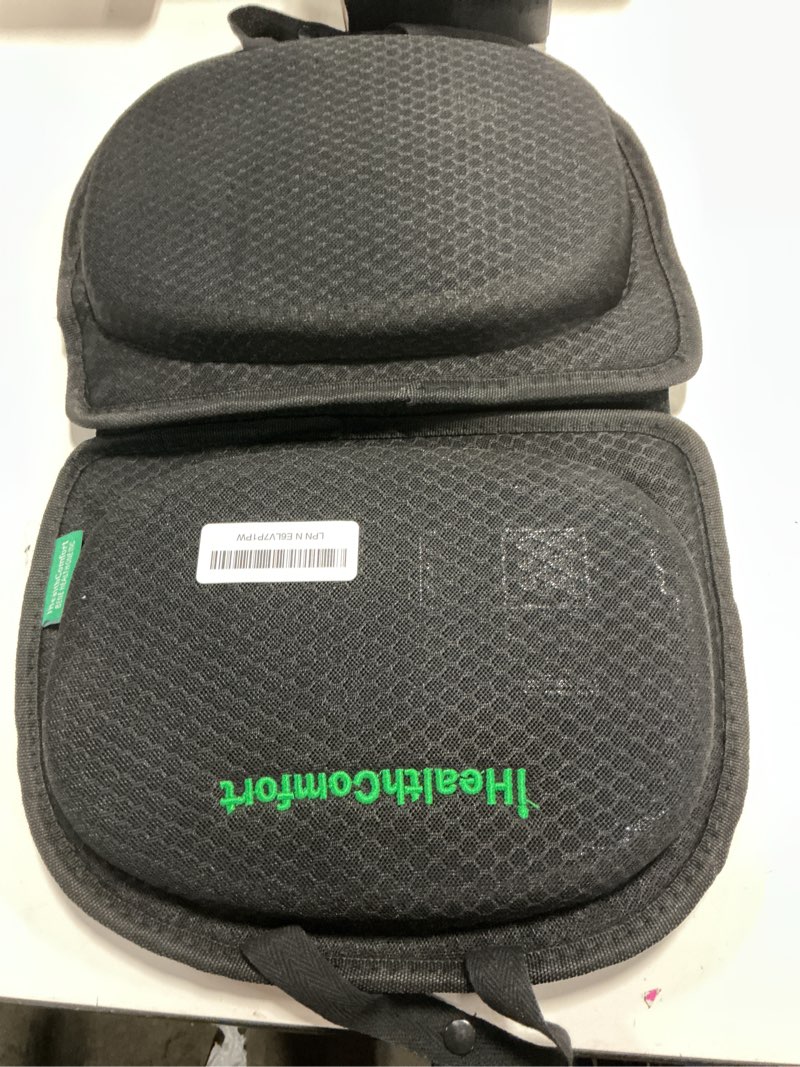 Condition photo showing Good Condition for small travel seat cushion,gel memory foam seat cushion,supportive butt pillow,portable and foldable for long sitting hours on stadium airplane car seat