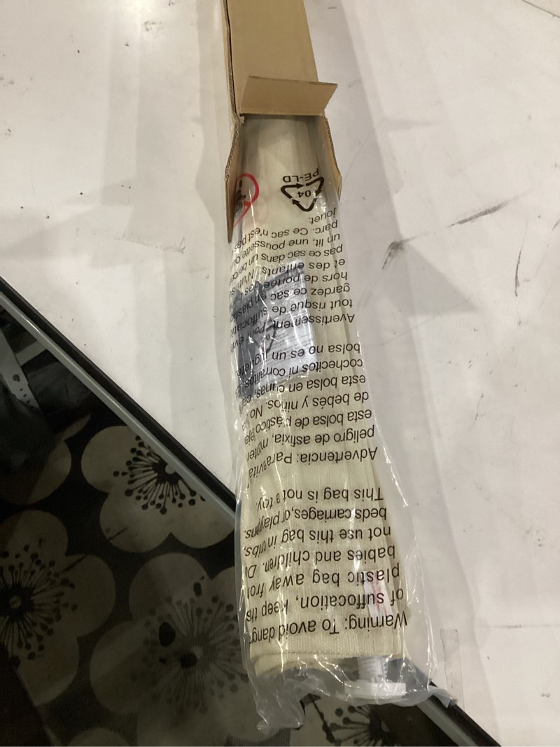 Condition photo showing Good Condition for lazblinds no drill roman shades for windows, cordless light filtering window shades with uv protection, polyester fabric for bedroom & living room, 27" w x 64" h, cream light filtering - cream 27"w x 64"h
