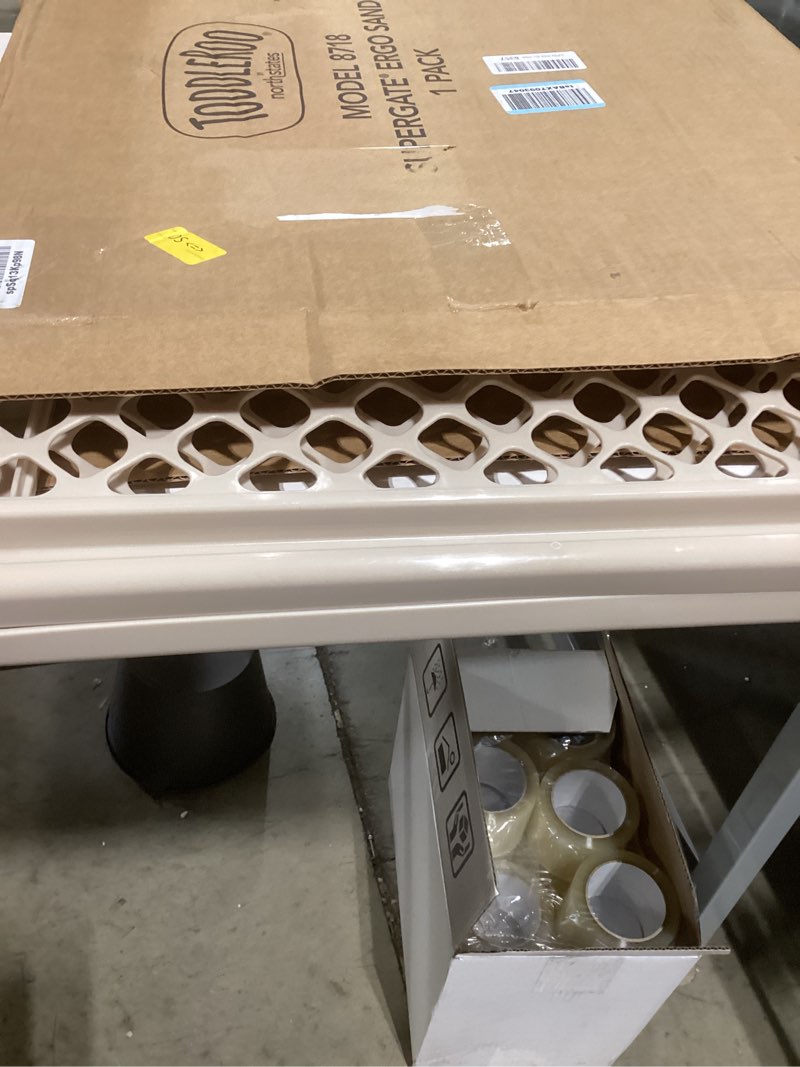 Toddleroo by North States 42-in x 26-in Pressure/Hardware Mounted Tan Plastic Safety