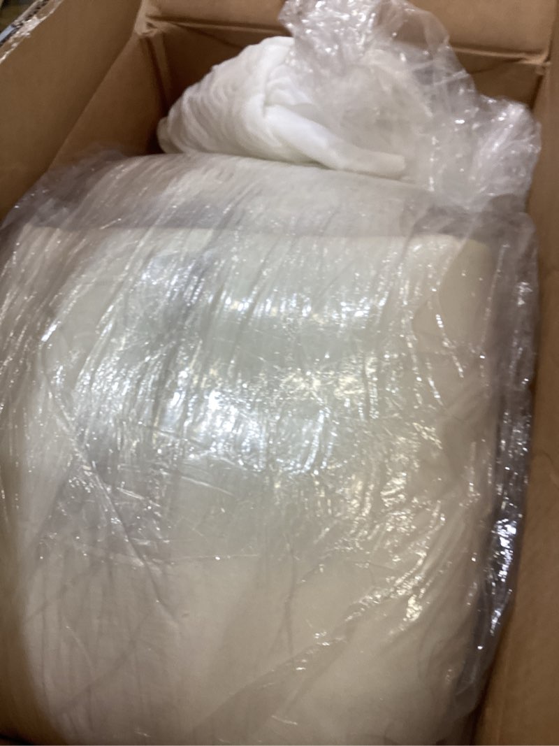 Condition photo showing As Is for tempur-cloud 2-inch mattress topper, king,white king 2"