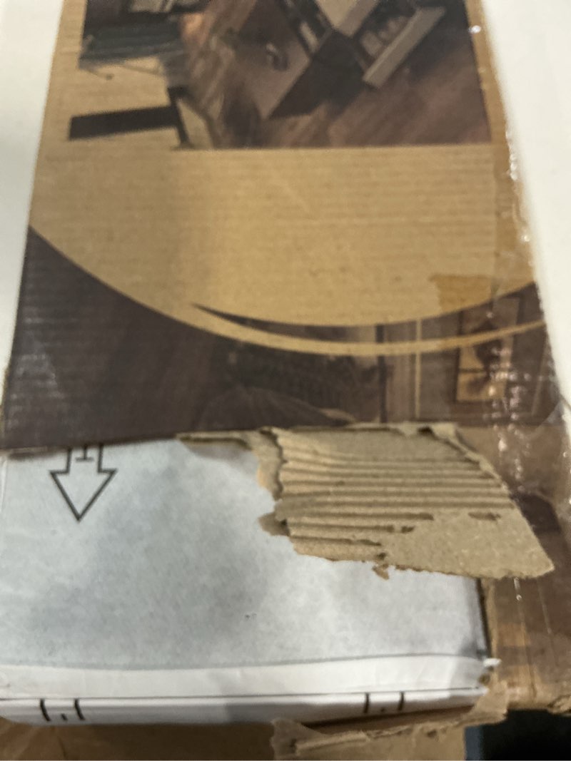 Condition photo showing New/Like New for art3d peel and stick floor tile vinyl wood plank 12-pack 18 sq.ft, brown stone, rigid surface hard core easy diy self-adhesive flooring 36 x 6 x 0.1 inches brown stone 12