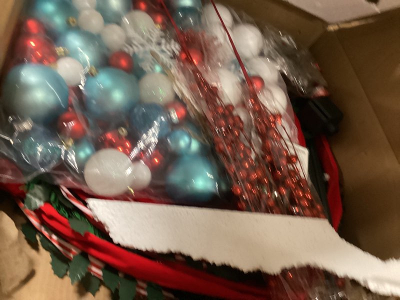 Condition photo showing Good Condition for Dolicer 6FT Pop Up Artificial Christmas Tree with Lights & Remote, Collapsible Easy Christmas Tree with 200 Warm White & Colorful LED Lights, Foldable Xmas Tree for Small Space