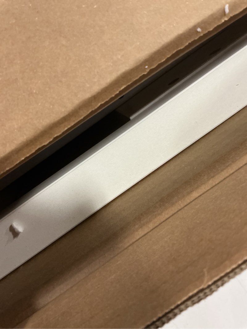 Condition photo showing As Is for HAIDAIYA 14'' * 18'' Recessed Medicine Cabinet Wall Niche Wood, 2-Tier Bathroom Niche Insert for Drywall, in Wall Shelf Medicine Cabinets Replacement, for Living Room, Bathroom Storage Chalk White 18''H * 14''W (2 Tiers)