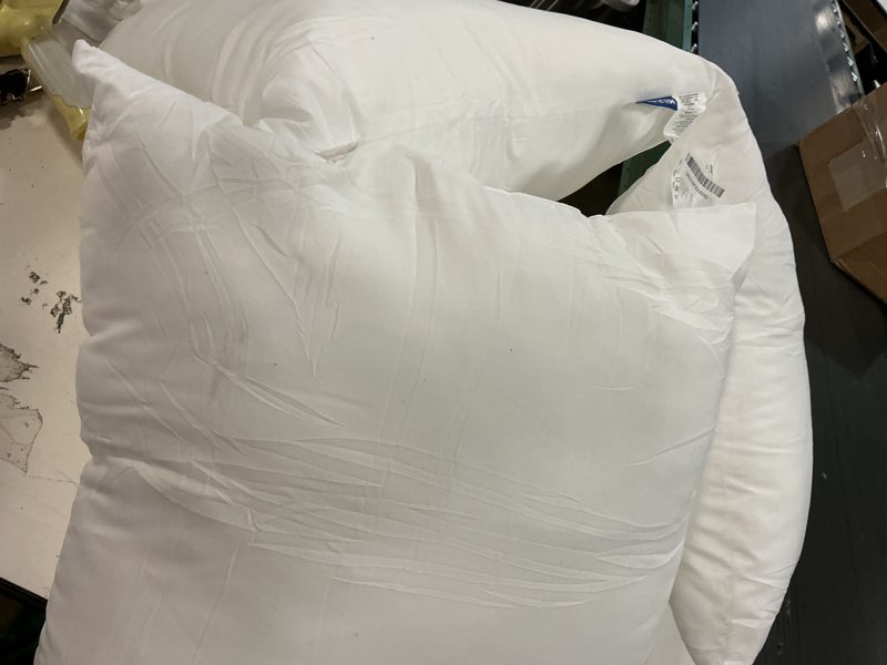 Condition photo showing Good Condition for MIULEE Pillows Inserts, Pack of 4 20x20 Inch 100% Virgin Microfiber Filling Throw Pillows for Bed Couch Sofa