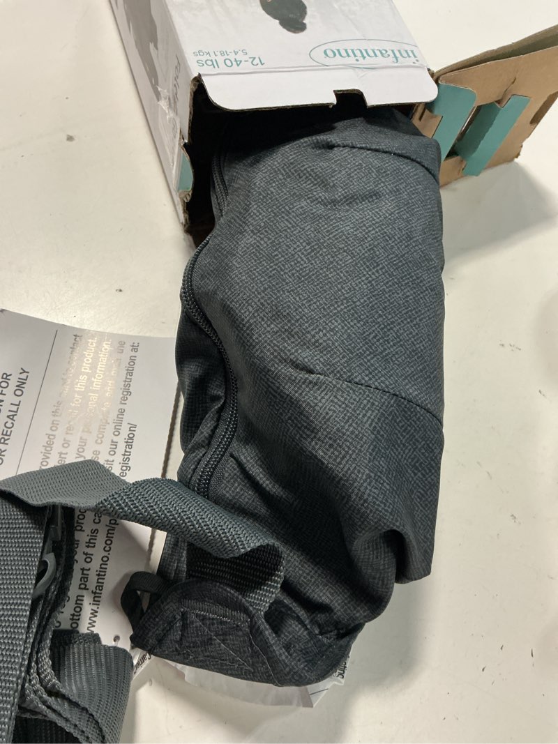 Condition photo showing Good Condition for infantino fold & go 2-in-1 lightweight carrier - perfect for quick outings with babies and toddlers 12-40lbs, gray