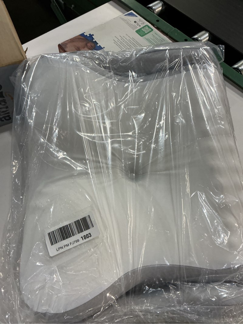 Condition photo showing Good Condition for Cervical Pillow for Neck Pain Relief?Ergonomic Cooling Dual-Sided Orthopedic Neck Pillow with Ice Silk Pillowcase, Breathable Memory Foam Contour Pillow for Side, Back, Stomach Sleepers Light Grey New