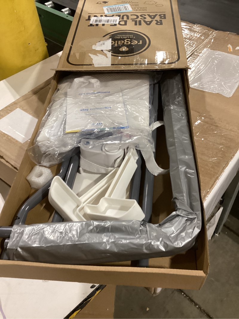 Condition photo showing As Is for Regalo Swing Down Bed Rail Guard, with Reinforced Anchor Safety System 43 Inch