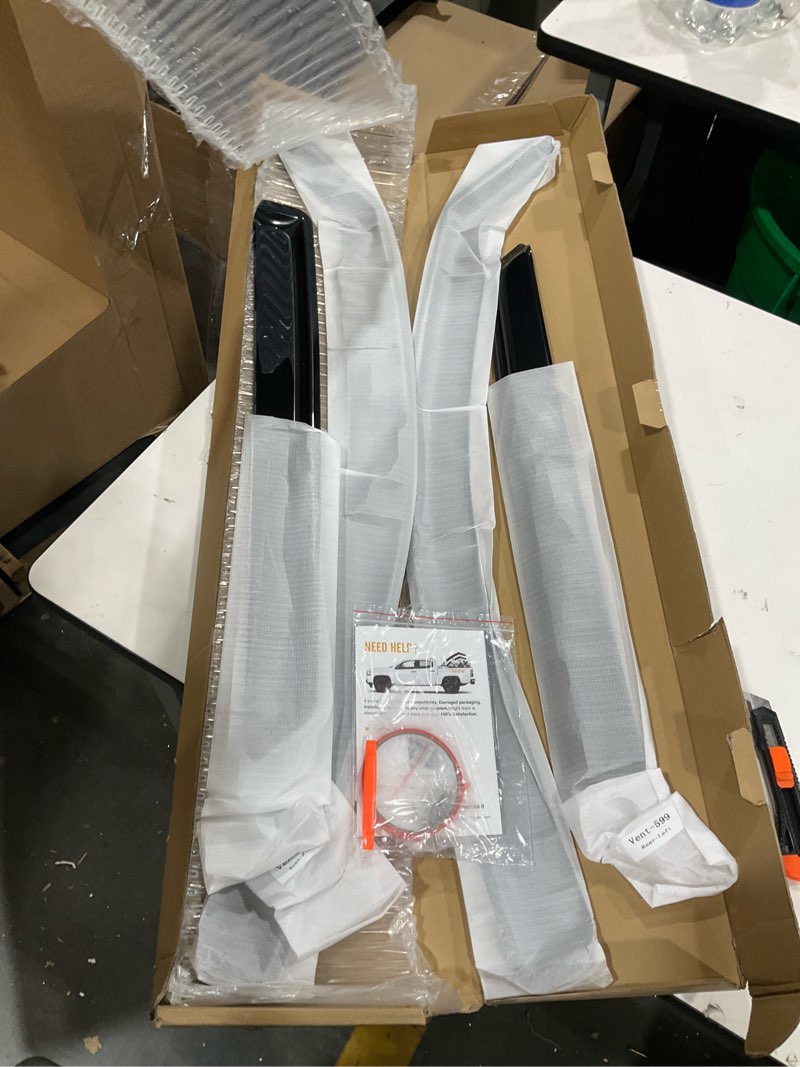 Condition photo showing New/Like New for nilight window rain guards for hyundai tucson 2016 2017 2018 2019 2020 window deflectors, vent window visors-4 pieces hyundai tucson 2016-2020