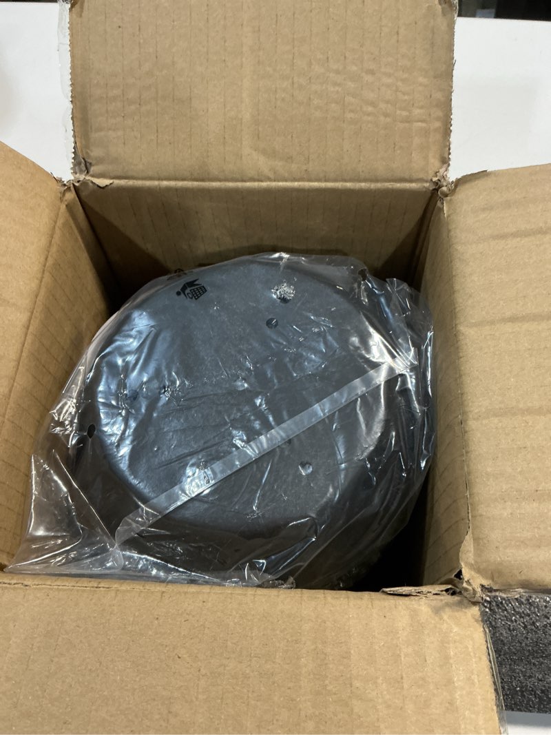 Condition photo showing New/Like New for portable 9 inch table top fire pit, tabletop smokeless fire pit, low smoke burning mini outdoor stove firepit fueled by pellets or wood, for urban & suburbs, with travel bag,23.2x16.3cm stainless steel metallic gradient