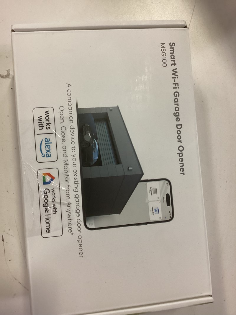 Condition photo showing New/Like New for meross smart wifi garage door opener remote, app control, works with alexa, google assistant and smartthings, no hub needed?non homekit versions? msg100