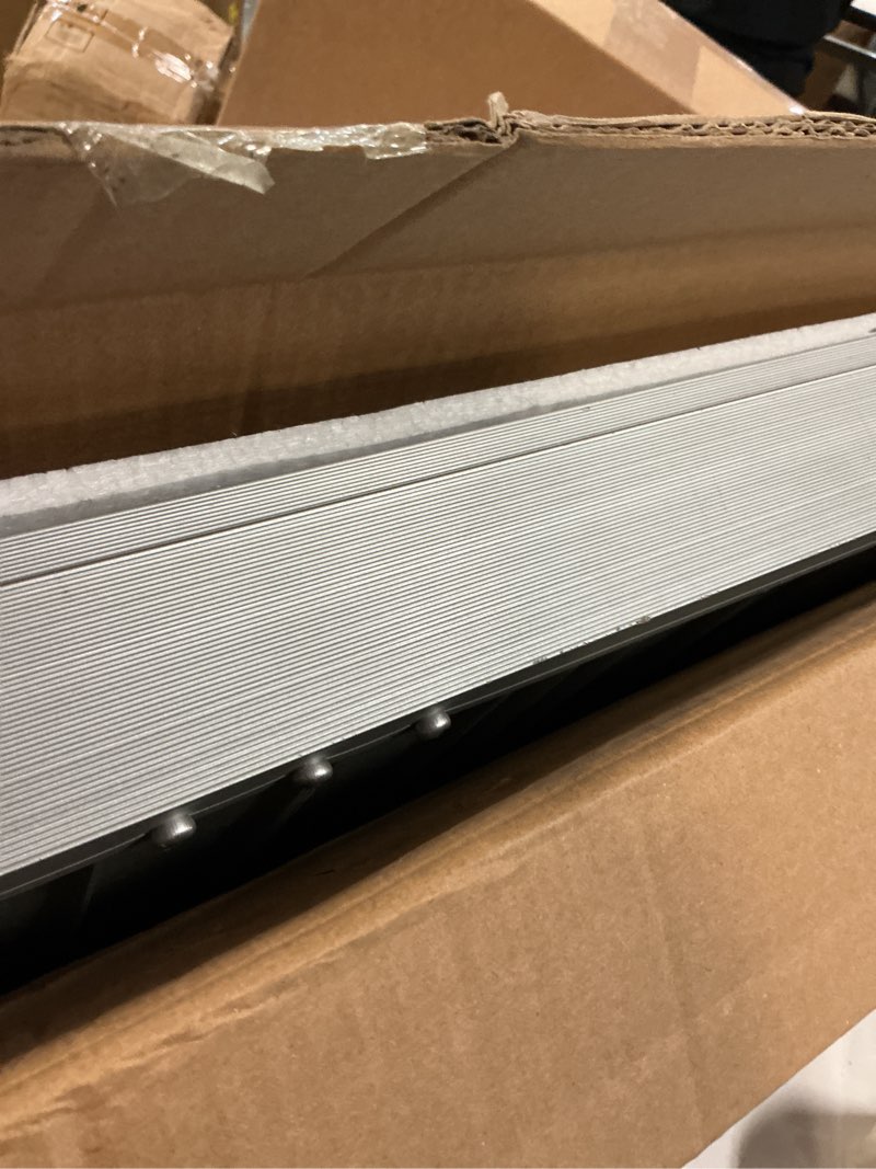 Condition photo showing Good Condition for portable wheelchair ramp 3ft,no-slip aluminum folding handicap ramp 800lbs load capacaity,wheel chair ramp for home steps,stairs,car 3 ft