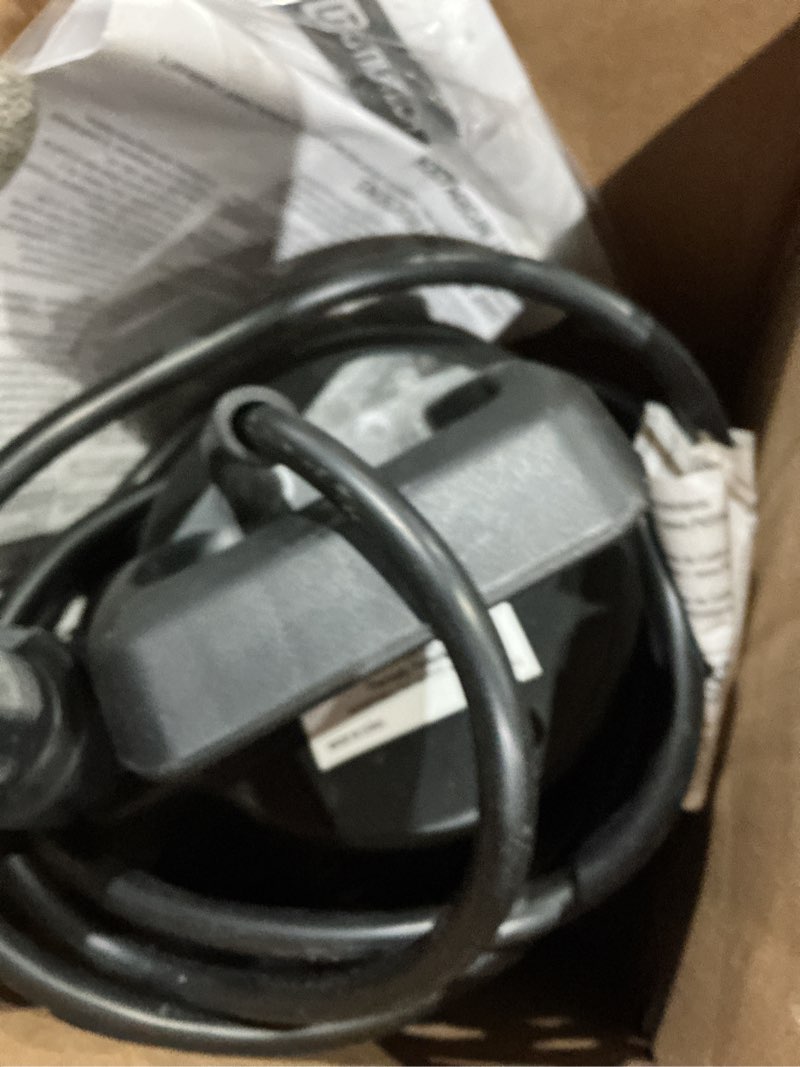 Condition photo showing As Is for utilitech 1/3-hp 115-volt 30-gpm thermoplastic submersible utility pump