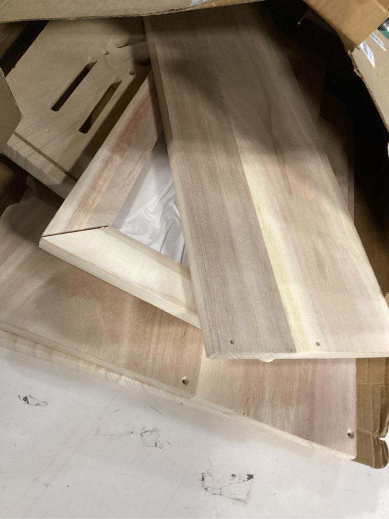 Condition photo showing As Is for 15.74 x 11.81 x 11.81” Chick Brooder Box with Heating Lamp, Poultry Brooder with Heaters, Wooden Brooder Box for Baby Chicks, Ducks, Quail and Birds