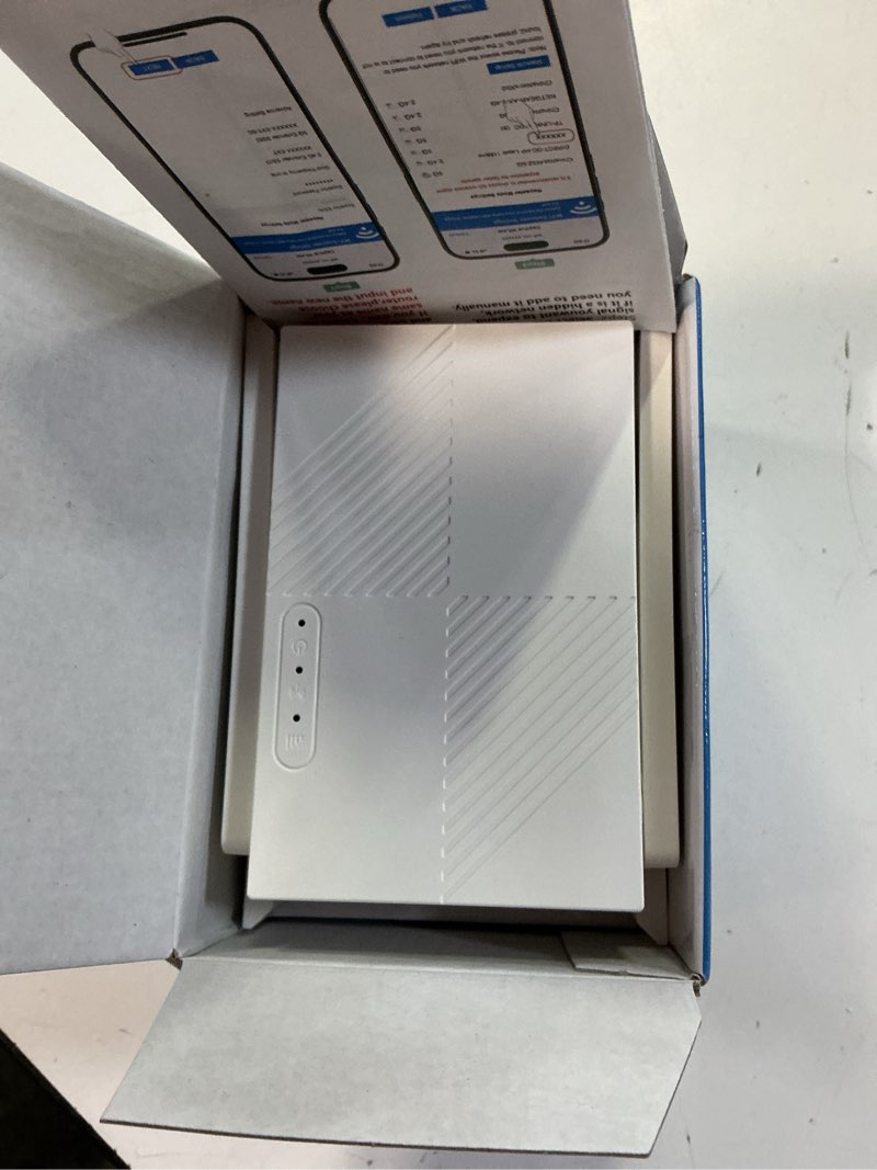 Condition photo showing New/Like New for wifi extender signal booster, 1200m wifi extender, 2026 wifi repeater for home, 4x faster | covers up to 16,899 sq.ft, internet extender wifi booster, 5.8g/2.4g wifi extender with ethernet port white-02