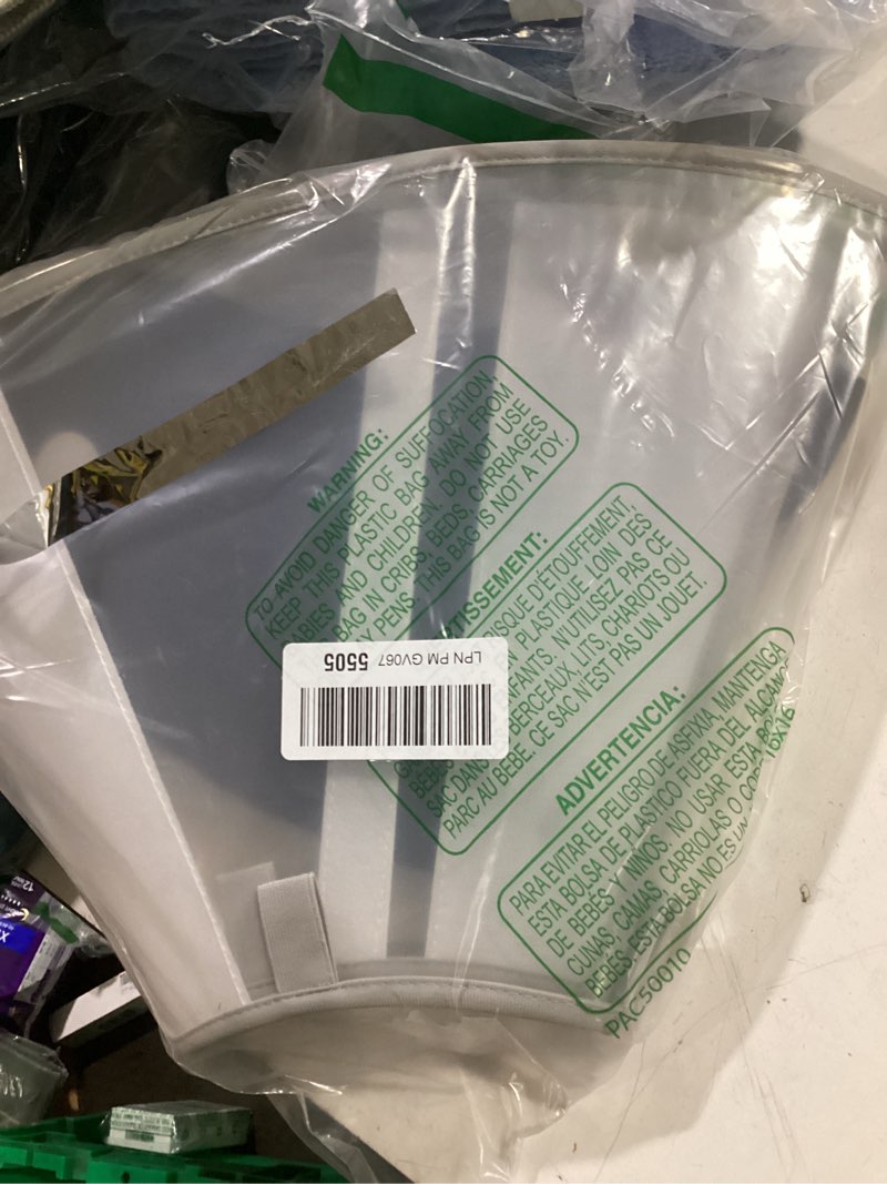 Condition photo showing Good Condition for supet upgraded dog cone with soft liner, 20% lighter plastic elizabeth collar after surgery to stop licking, for spay neuter skin problems recovery, for small medium active large dogs(black,xs) black xs