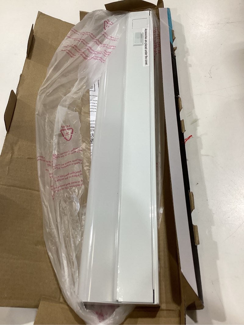 Condition photo showing Good Condition for hardwired led under cabinet task lighting - 12 watt, 18", dimmable, cri>90, 5000k (day light), wide body, long lasting metal base with frost lens 5000k daylight 18 inch
