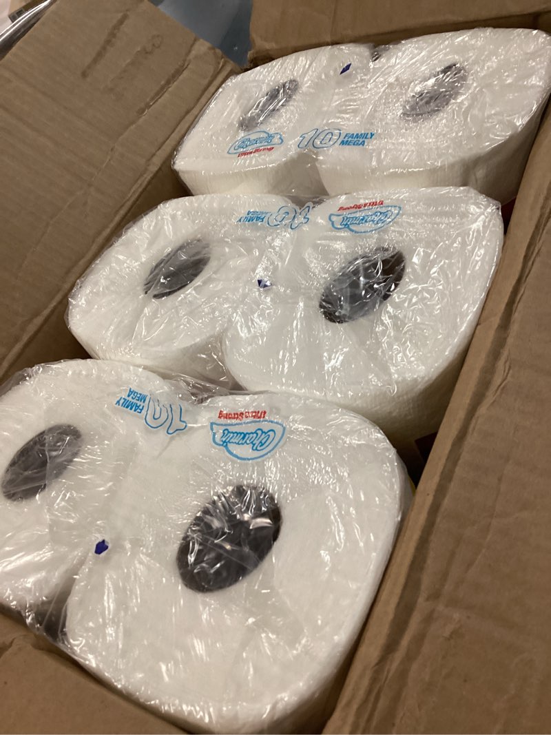 Condition photo showing New/Like New for Charmin Ultra Strong Clean Touch Toilet Paper, 30 Family Mega Rolls = 150 Regular Rolls Family Mega 275 Sheet (Pack of 30)