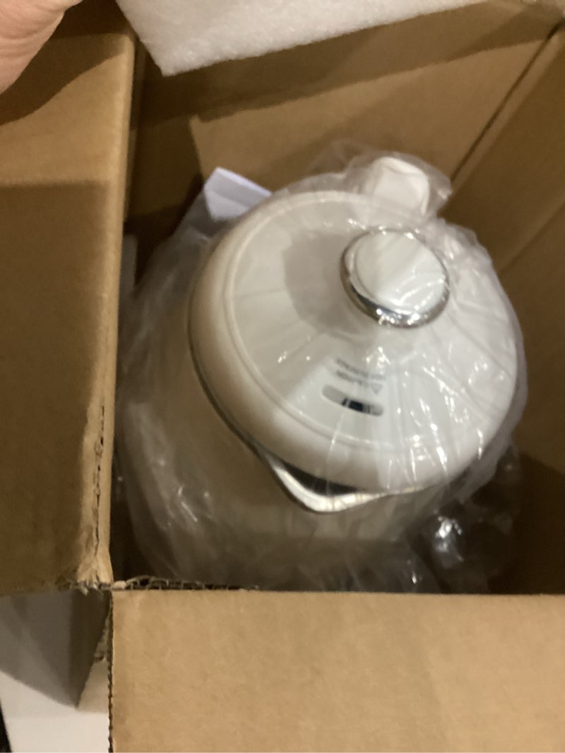 Condition photo showing Good Condition for 8 in 1 Nut Milk Maker Machine, 40oz Automatic Soy Milk Maker Blender, Homemade Soy Milk, Almond Milk, Oat Milk,Juice, Plant Based and Non Dairy Beverages, 12H Delay Start/Keep Warm/Self Cleaning White