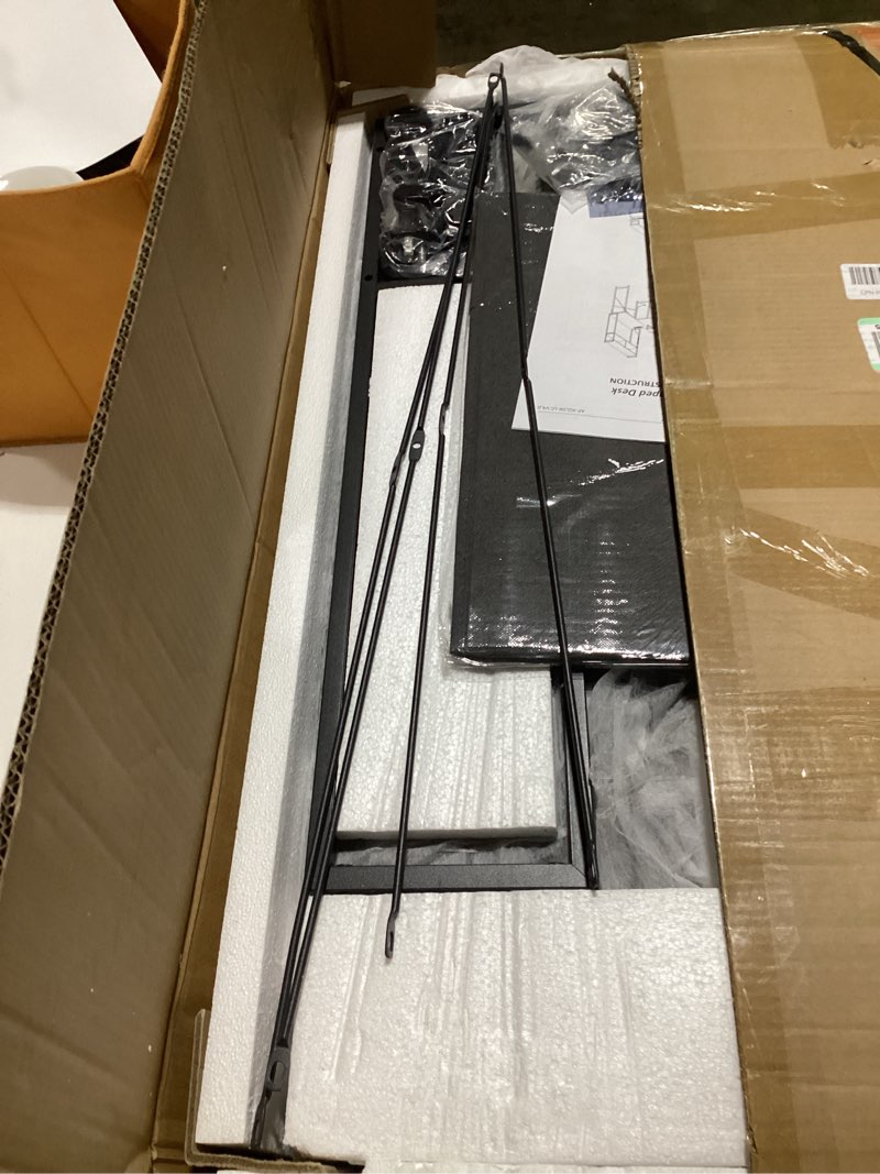 Condition photo showing Good Condition for Aheaplus Small L Shaped Gaming Desk with LED Lights & Power Outlets, Reversible L-Shaped Computer Desk with Monitor Stand & Storage Shelf, Corner Desks Home Office Desk with Storage Bag, Grey Oak