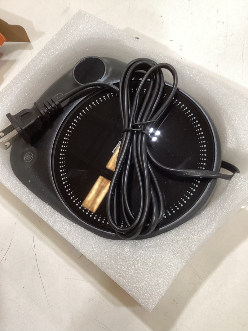Condition photo showing Good Condition for coffee mug warmer - fastest heating & highest temperature, coffee cup warmer for desk auto shut off, 4 temp settings & 1-12h timer, smart electric beverage warmer for coffee, tea (black)