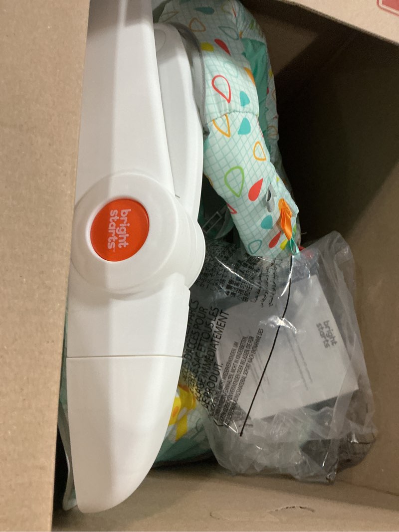 Condition photo showing As Is for bright starts learn-to-sit 2-position baby floor seat with toys, unisex, 4-12 months, wild wiggles