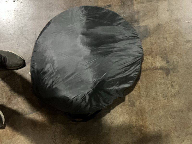 Condition photo showing As Is for (Similar to stock photo) Pop Up Pod - Privacy Shower Tent, Dressing Room, or Portable Toilet Stall with Carry Bag for Camping, Beach, or Tailgate by Wakeman Outdoors Black