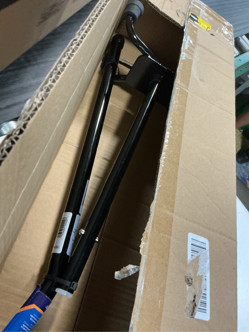 Condition photo showing Good Condition for medline aluminum quad cane with small base for balance, knee injuries, leg surgery recovery & mobility, portable, lightweight walking aid for seniors & adults