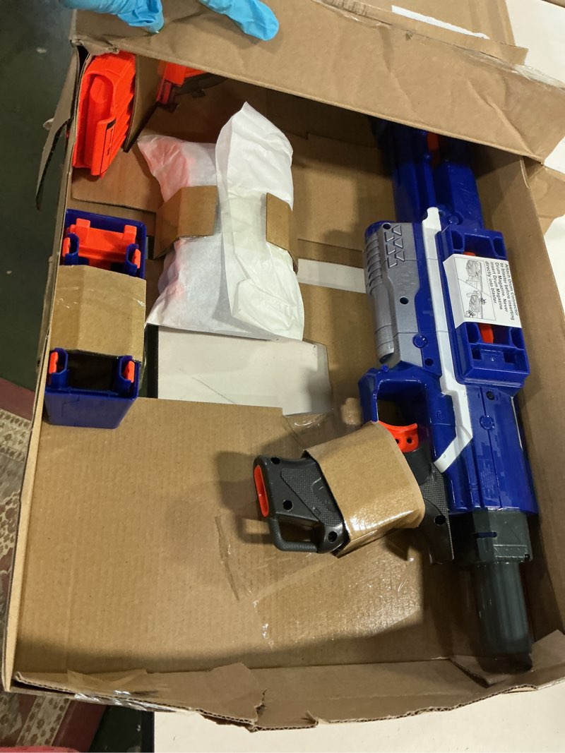 Condition photo showing New/Like New for NERF Rampage N-Strike Elite Toy Blaster with 25 Dart Drum Slam Fire for Kids, Teens, & Adults (Amazon Exclusive)