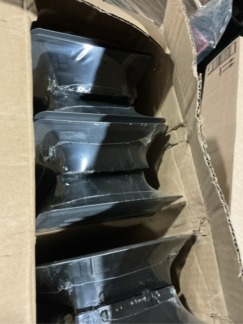 Condition photo showing Good Condition for floor register 4 x 12, heavy - duty steel adjustable airflow floor vents, rust - resistant with silent operation vent covers for home floor - 8 pack dark gray gray 4x12 8 pack