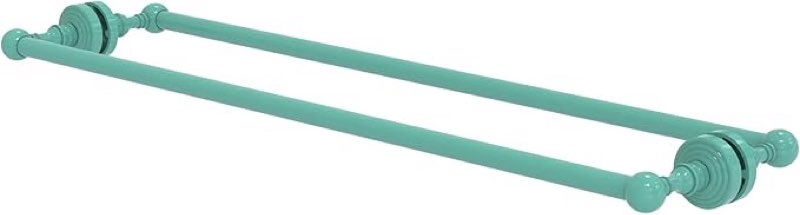 Waverly Place Collection Back to Back Shower Door Towel Bar