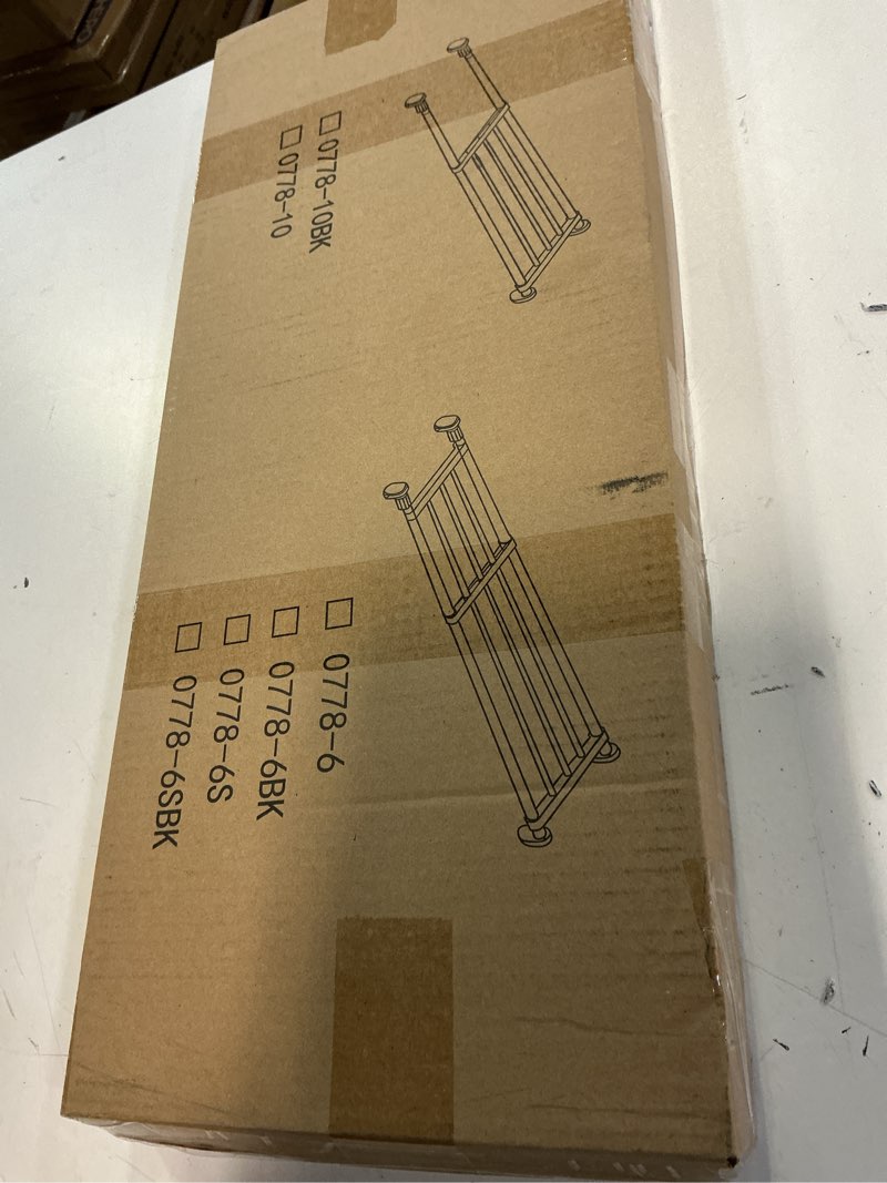 Condition photo showing New/Like New for Hershii Tension Shelf Expandable Rod Closet System Heavy Duty Clothes Hanger Adjustable DIY Storage Organizer Shoe Rack 23.62 - 39.37 inches Ivory