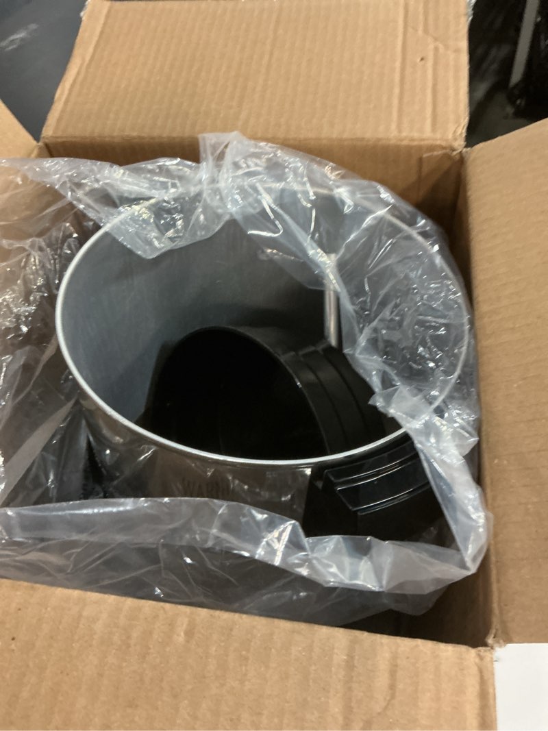 Condition photo showing item condition for West Bend Coffee Urn Highly-Polished Aluminum Features Automatic Temperature Control with Cup Per Minute Brewing and Easy Clean Up Includes In-Basket Measuring Guide and Ready Light, 30-Cup, Silver