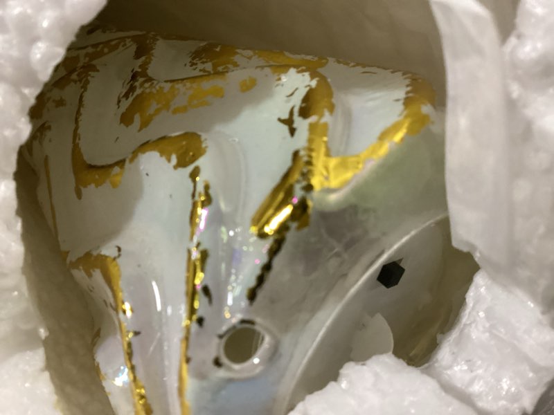 Condition photo showing Good Condition for Red Co. Set of 11, 9.5", and 8" Glass Christmas Tree Figurine Ornaments in 3 Sizes, Light-Up Holiday Season Decor